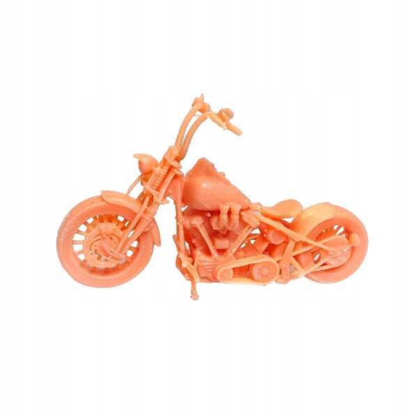 1:64 Miniatur-Motorradmodell aus Harz für Dioramen und kreative Dekorationen