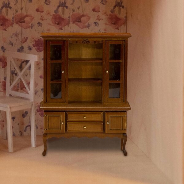 Miniatuur 1:12 houten boekenkast voor decoratieve en robuuste poppenhuizen