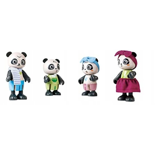 Green Planet Explorers Nachhaltiges Panda-Bambushaus aus Holz für Kinder