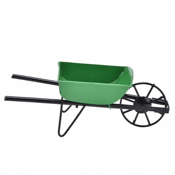 Miniataura Carriola da Giardino 1:12 per Casa delle Bambole, Decorazione in Metallo