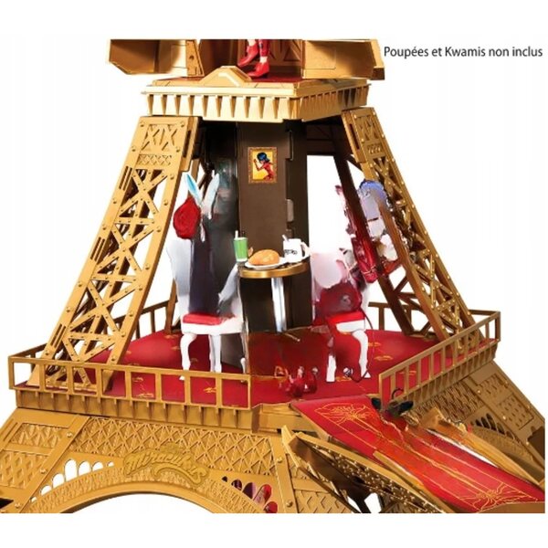 Miraculous Biedronka i Czarny Kot - Grande Torre Eiffel 120 cm con Casa Giocattolo