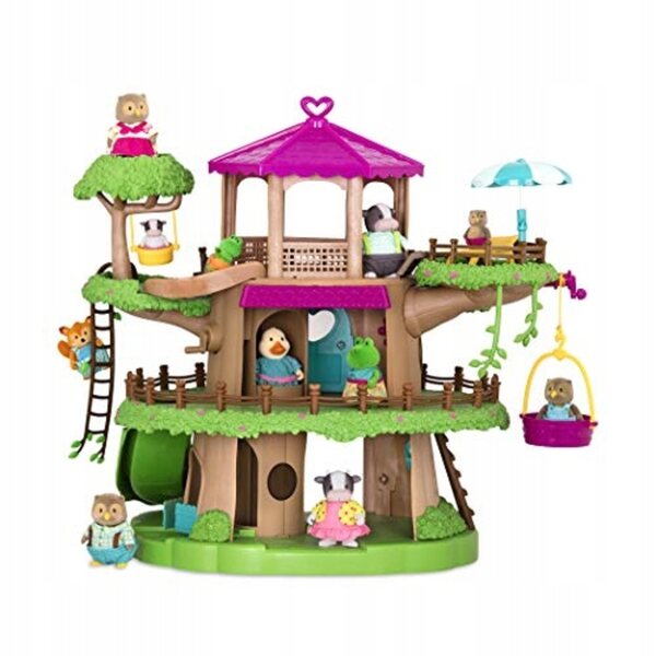 Li'l Woodzeez 22-delige boomhutset met lift voor kinderen vanaf 3 jaar