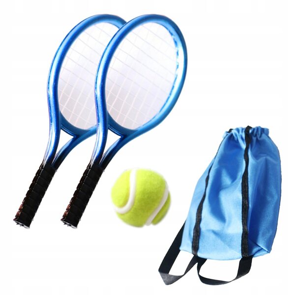 1:12 Miniatur-Tennisset mit Schläger und Bällen für Puppendomänen