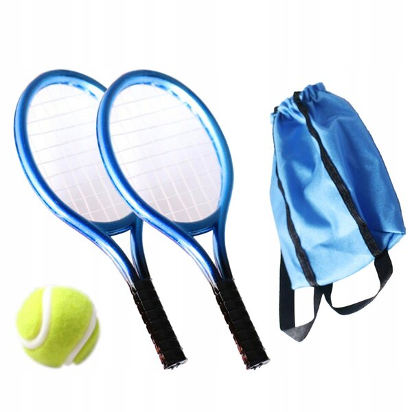 1:12 Miniatur-Tennisset mit Schläger und Bällen für Puppendomänen
