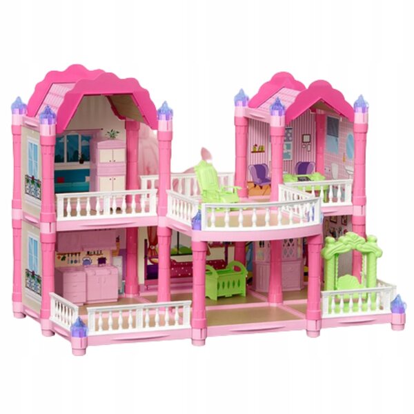 Cottage für Woopie Willa Puppengarten 30 cm mit Lichteffekten