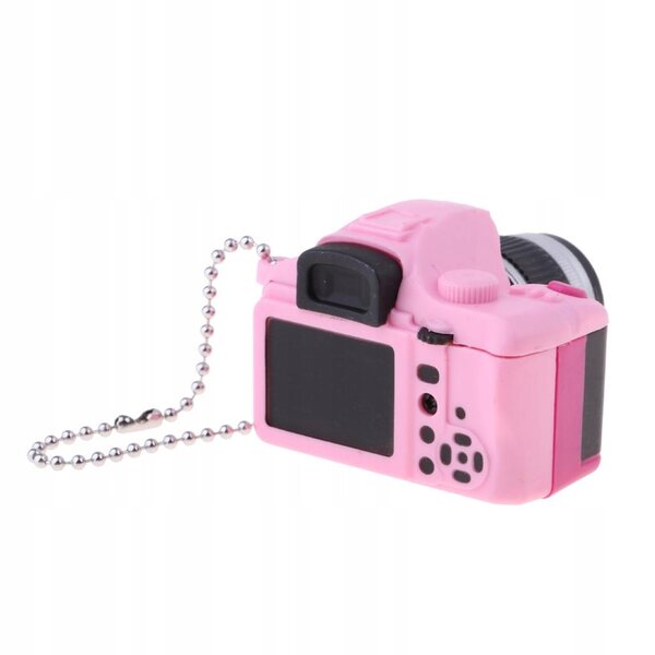 Miniatura Fotocamera per Casa delle Bambole Accessorio Dettagliato e Suoni