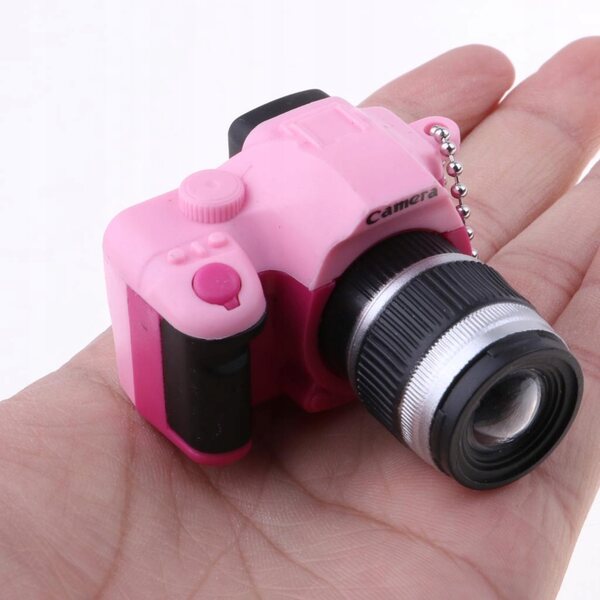 Miniatura Fotocamera per Casa delle Bambole Accessorio Dettagliato e Suoni