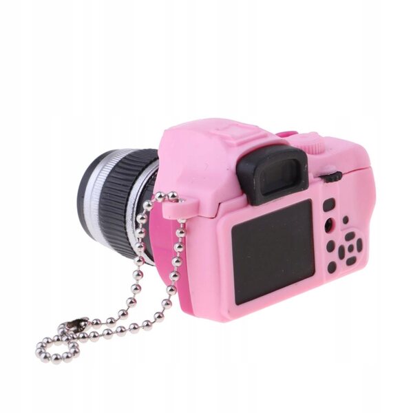 Miniatura Fotocamera per Casa delle Bambole Accessorio Dettagliato e Suoni