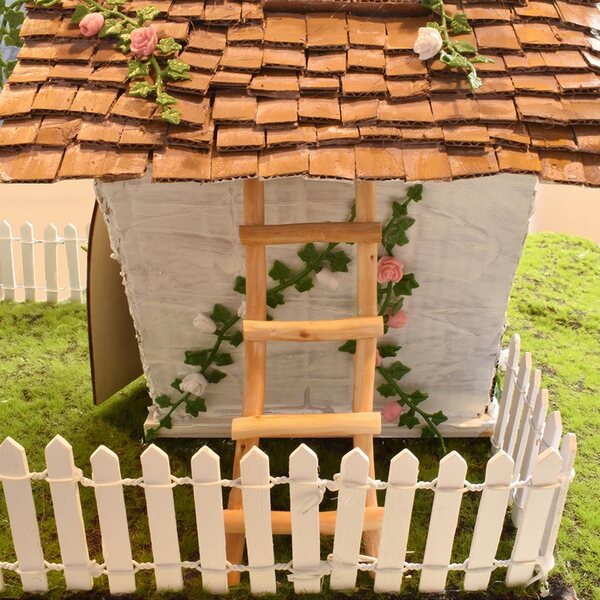 Mini-Drabina aus Holz 1:12 für Puppenhausdekorationen und Zubehör
