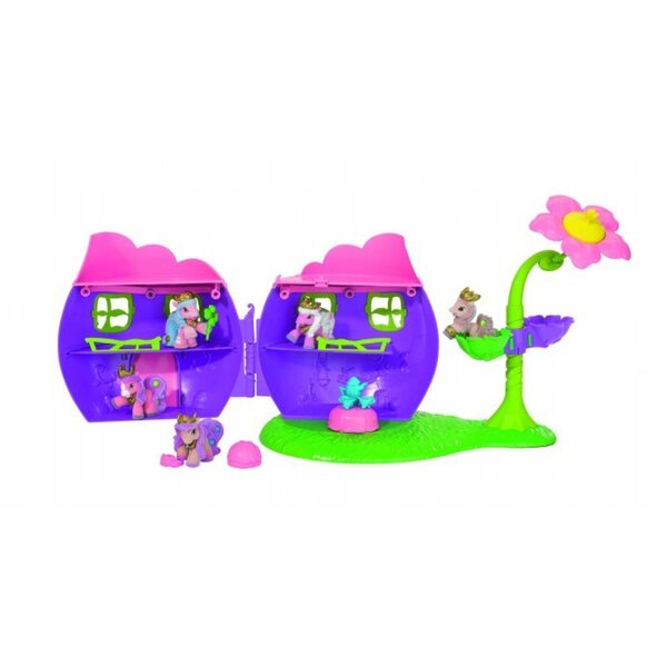 Filly Elves Magisches Blumenhaus Simba mit Karussell und Zubehör für Kinder