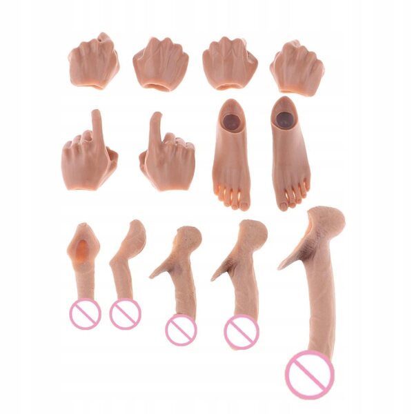 Figura Maschile 1:6 in Silicone Super Elastica con Corpo Muscoloso e Articolazioni