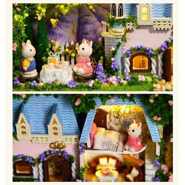 Miniaturowy domek Słodkie sny Zamek W pudełeczku DIY