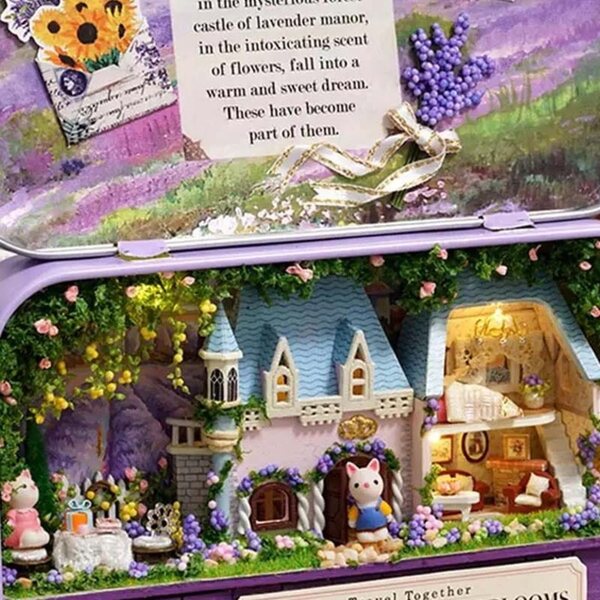 Miniaturowy domek Słodkie sny Zamek W pudełeczku DIY