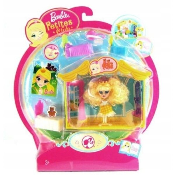 Mattel Petites Club Puppenhaus mit Puppe und Zubehör für Kinder ab 3 Jahren