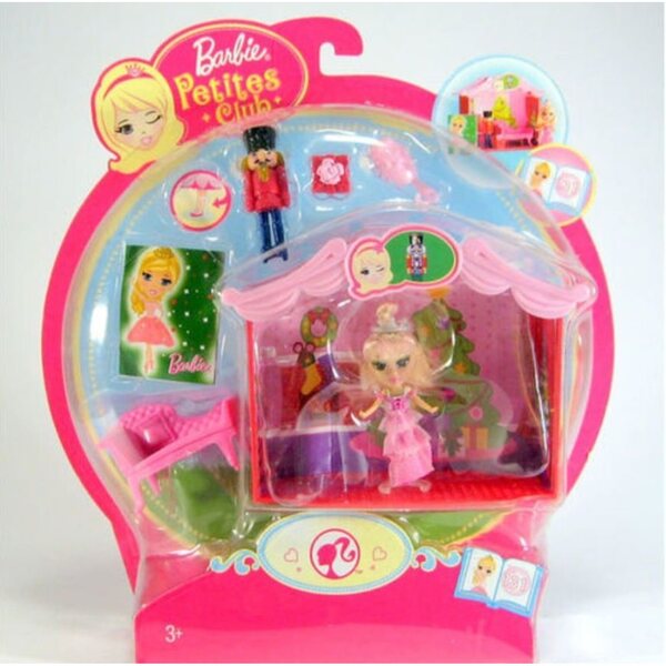 Mattel Petites Club Puppenhaus mit Puppe und Zubehör für Kinder ab 3 Jahren