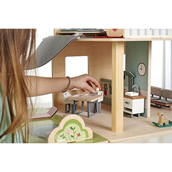 Eichhorn 2-stöckiges Puppenhaus aus Holz – zurückgegebenes Produkt