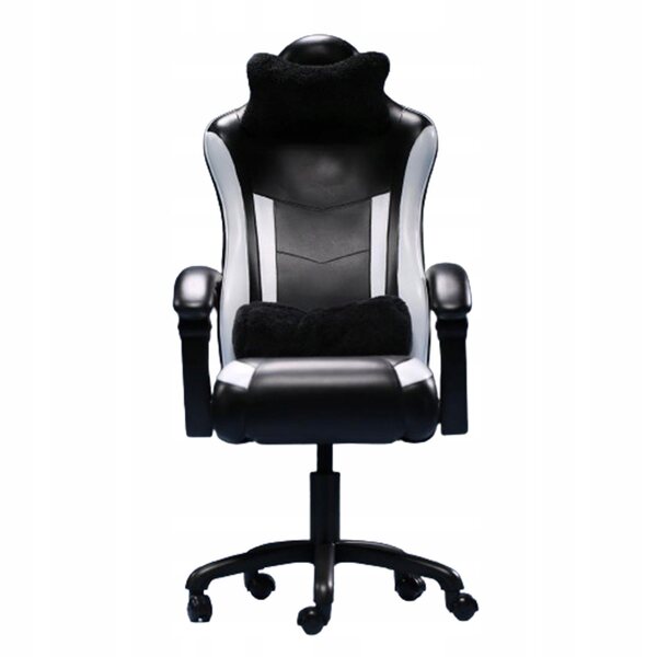 Fotel Gaming Miniatur 1:6 mit Kissen für Figuren 12 Zoll schwarz