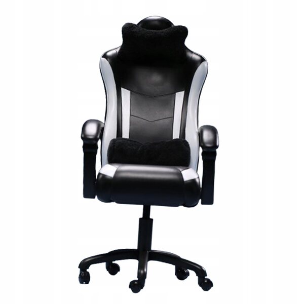 Fotel Gaming Miniatur 1:6 mit Kissen für Figuren 12 Zoll schwarz