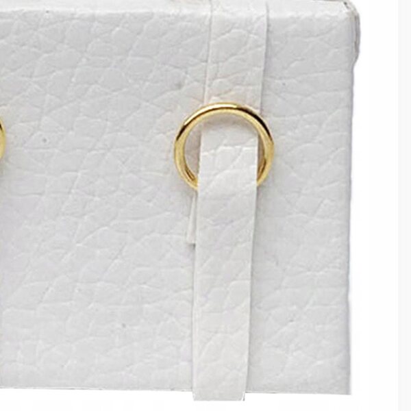 Miniatura Borsa in Pelle per Casa delle Bambole Scala 1:12 Bianco 4,5x4x2 cm