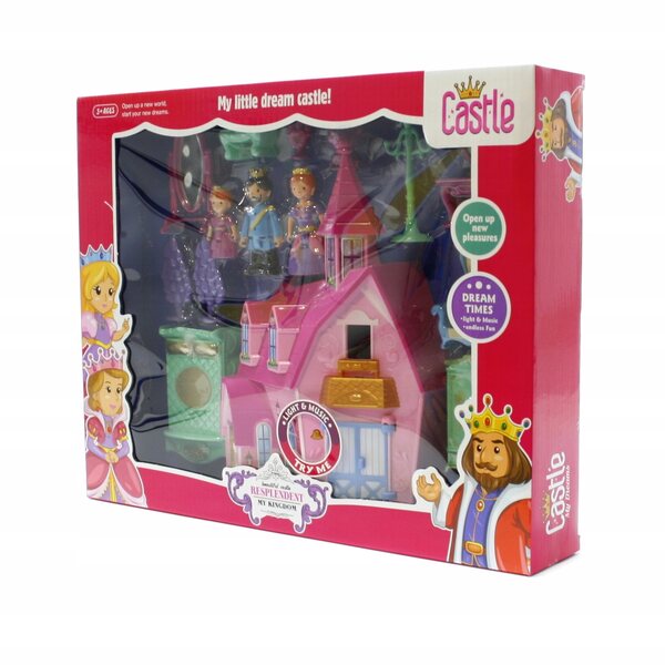 Casa delle bambole Midex 30 cm con effetti luminosi e sonori