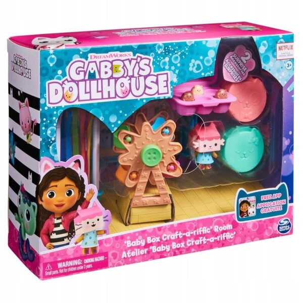 Gabby's Dollhouse Cat House - Magic Artist's Room con Figurka e Accessori