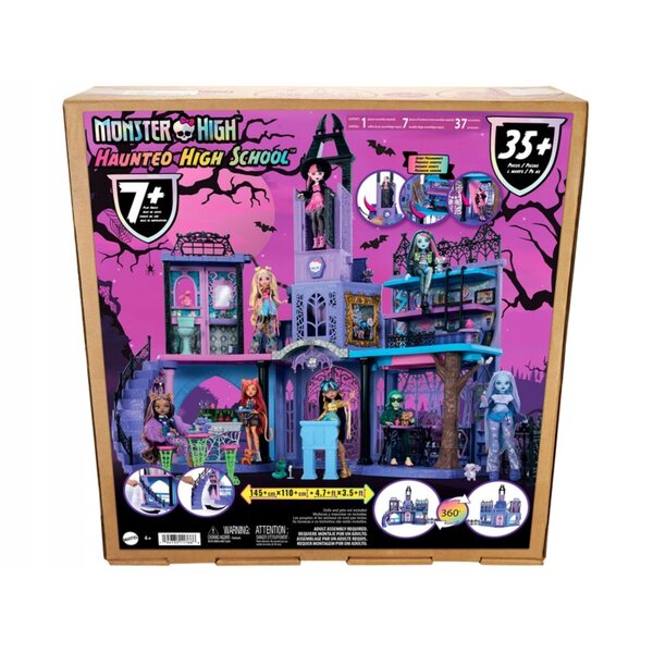 MONSTER HIGH DOMEK DLA LALEK PREZENT DLA DZIEWCZYNEK STRASZYCEUM SZKOŁA