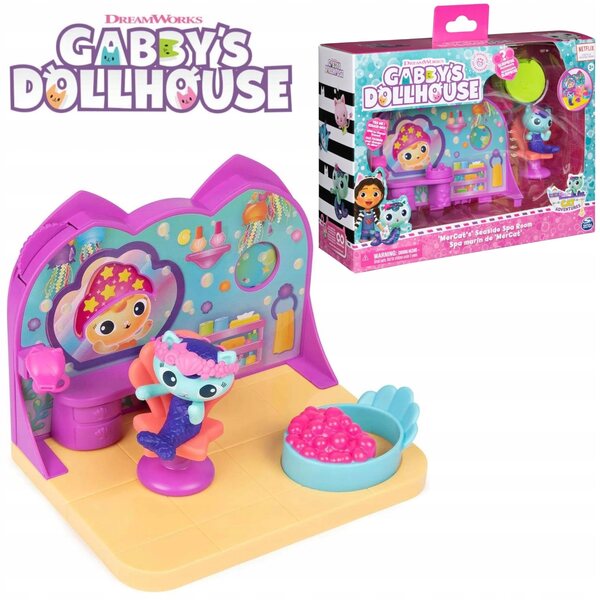 Cat House Gabi SPA Room Sirena Giocattolo Creativo per Bambini 3+