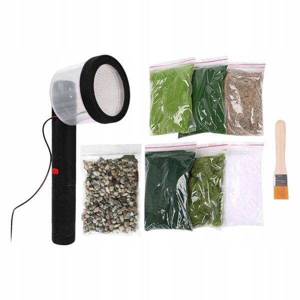 Applicatore Statico per Floccaggio di Erba Mini per Modellismo e Hobby Creativi