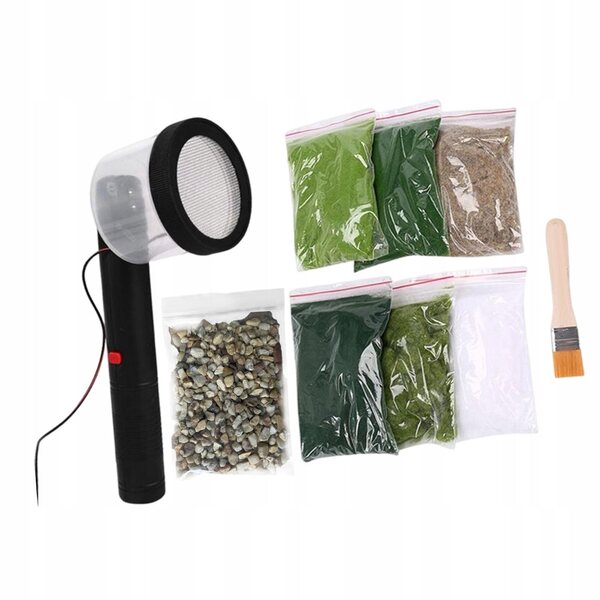 Applicatore Statico per Floccaggio di Erba Mini per Modellismo e Hobby Creativi