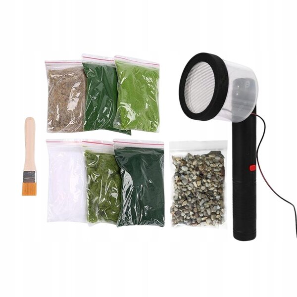 Applicatore Statico per Floccaggio di Erba Mini per Modellismo e Hobby Creativi