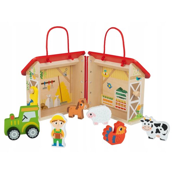 Casa delle bambole Playtive Hospital in legno multicolore per bambini 2+