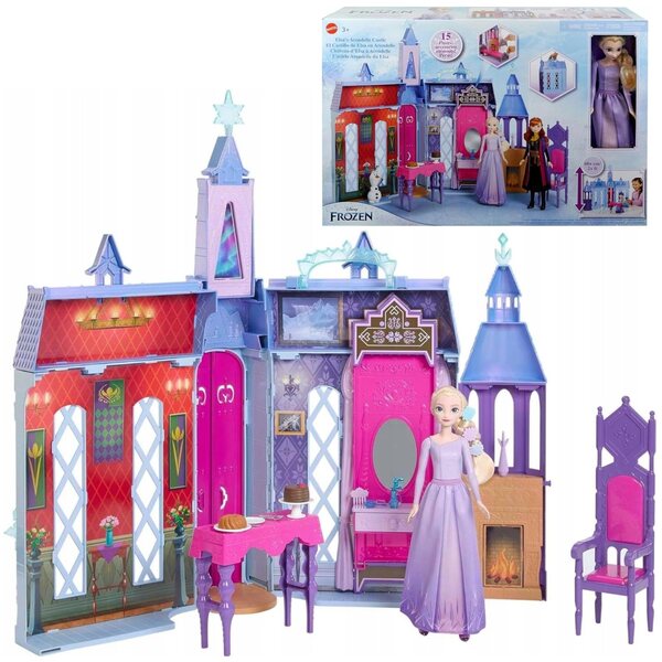 Disney Frozen Großes Arendelle-Schloss mit Elsa-Puppe und Zubehör