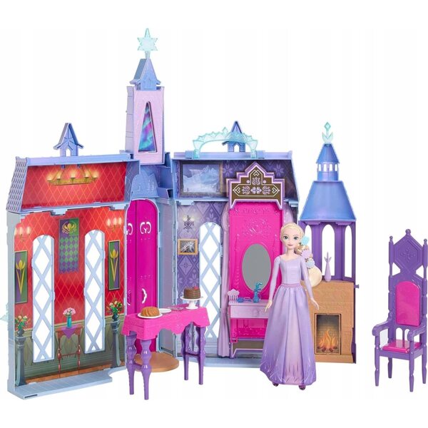 Disney Frozen Großes Arendelle-Schloss mit Elsa-Puppe und Zubehör