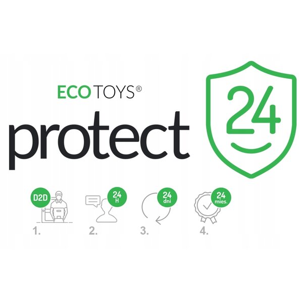 Ecotoys Puppenhaus aus Holz, 96 cm – elegant, sicher und geräumig für Kinder ab 3 Jahren
