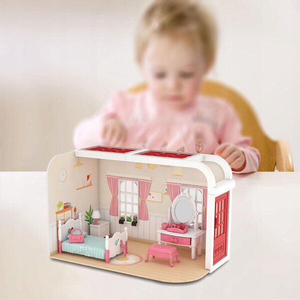 Dollhouse 3D DIY - Miniatura casa delle bambole con decorazioni e mobili