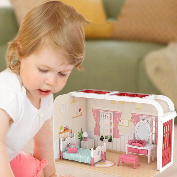 Dollhouse 3D DIY - Miniatura casa delle bambole con decorazioni e mobili