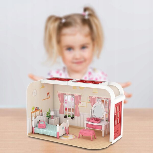 Dollhouse 3D DIY - Miniatura casa delle bambole con decorazioni e mobili