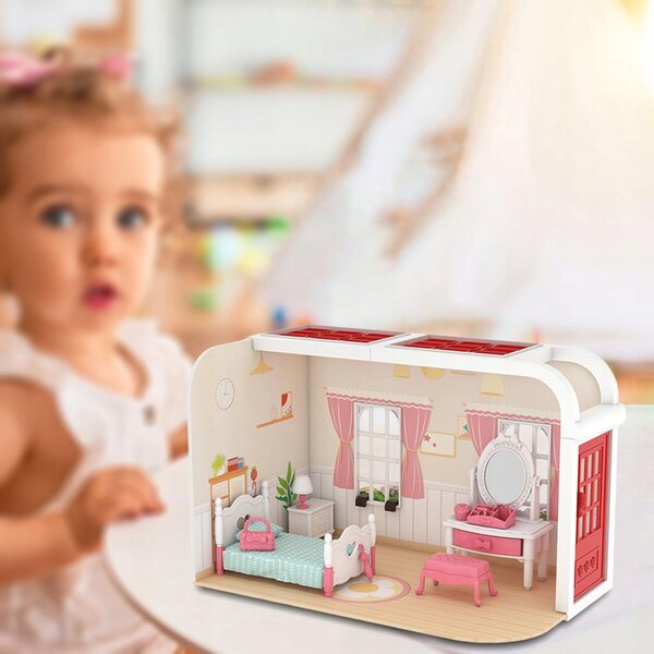 Dollhouse 3D DIY - Miniatura casa delle bambole con decorazioni e mobili
