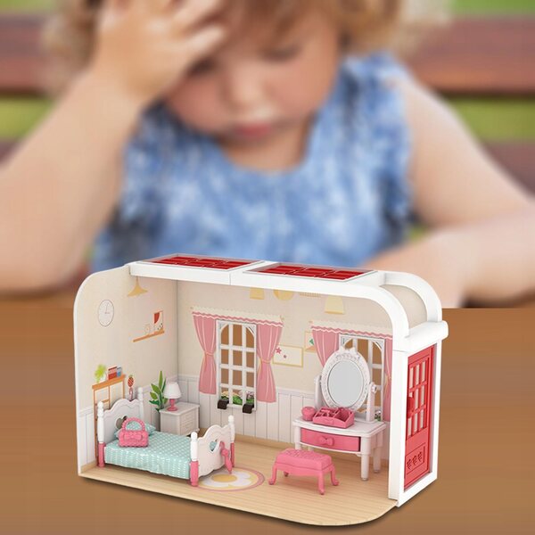 Dollhouse 3D DIY - Miniatura casa delle bambole con decorazioni e mobili