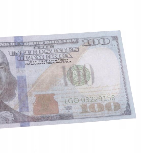 Prop Banconote Dollari USA per Gioco di Ruolo - Set 100 Pezzi Multicolore