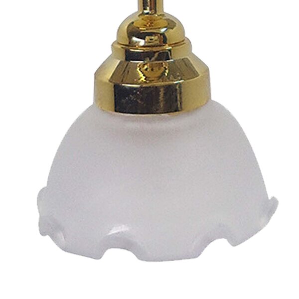 Lampada Sospesa Miniatura a Forma di Fiore per Casa delle Bambole 1:12