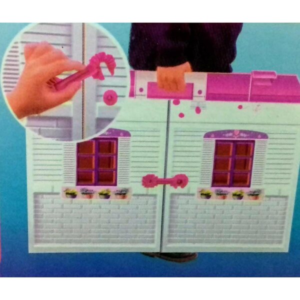 Gazelo Puppenhaus 43,5 cm mit Sound- und Lichteffekten für Kinder ab 3 Jahren