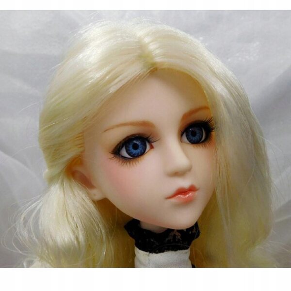 1 Par Streifen lockige falsche Wimpern für 1/4 BJD Puppen DIY Make-up-Zubehör