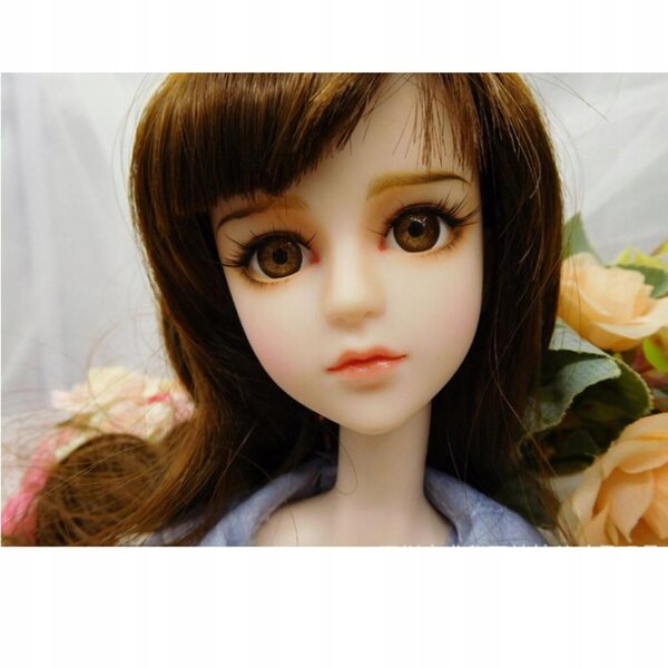 1 Par Streifen lockige falsche Wimpern für 1/4 BJD Puppen DIY Make-up-Zubehör