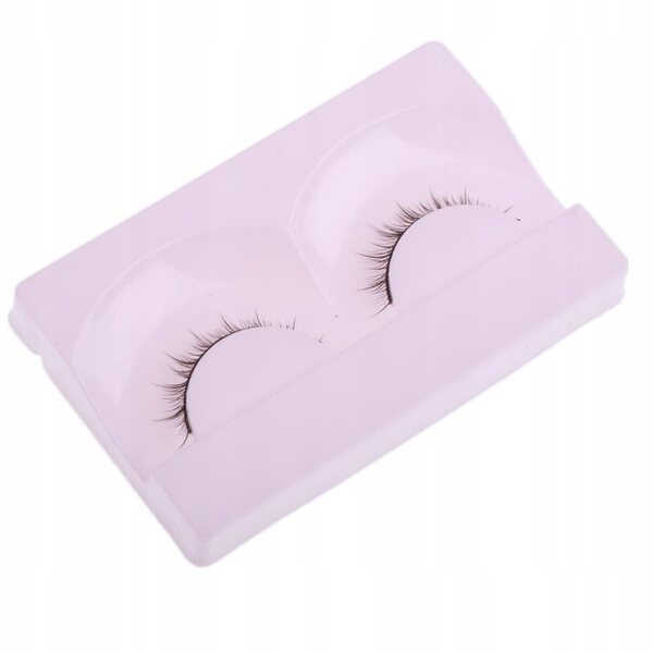 1 Par Streifen lockige falsche Wimpern für 1/4 BJD Puppen DIY Make-up-Zubehör