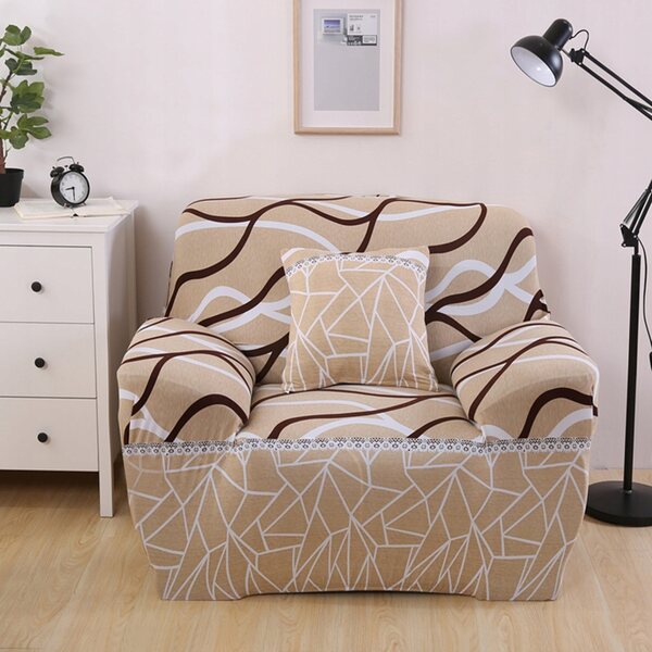 Copertura in tessuto jacquard per divano 1 posto, usata e versatile