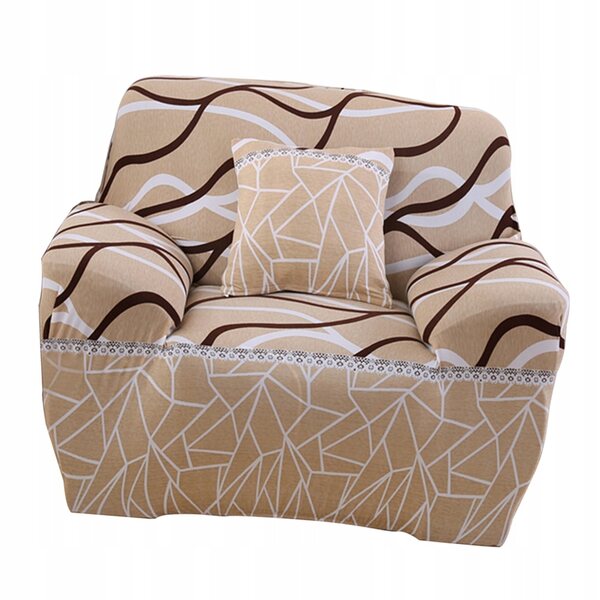 Copertura in tessuto jacquard per divano 1 posto, usata e versatile