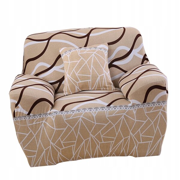 Copertura in tessuto jacquard per divano 1 posto, usata e versatile