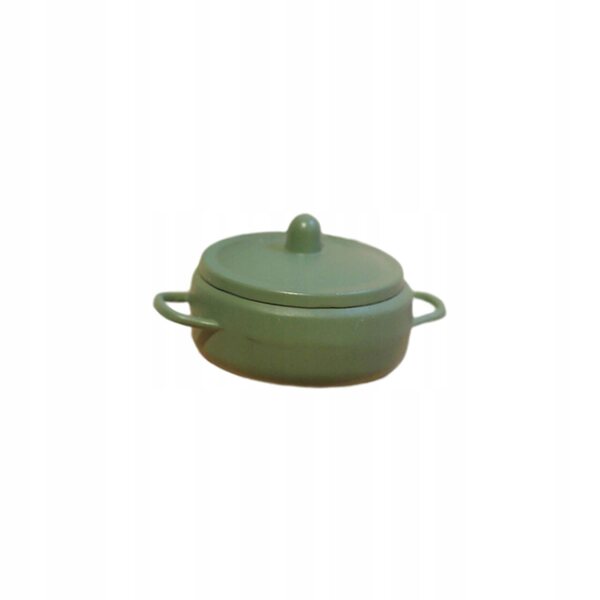 Mini pentola per zuppa in miniatura accessorio da cucina per casa delle bambole 1:6 1:12