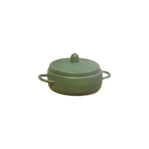 Mini pentola per zuppa in miniatura accessorio da cucina per casa delle bambole 1:6 1:12